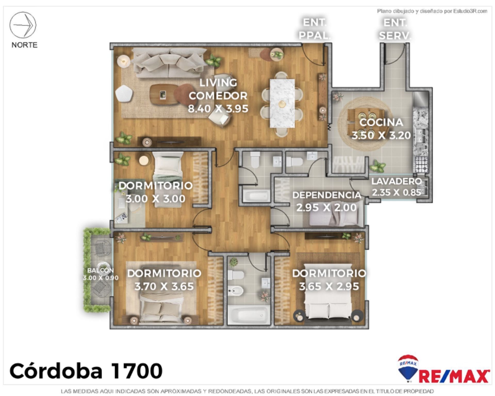 Venta 5 amb Barrio Norte con cochera y baulera - 5