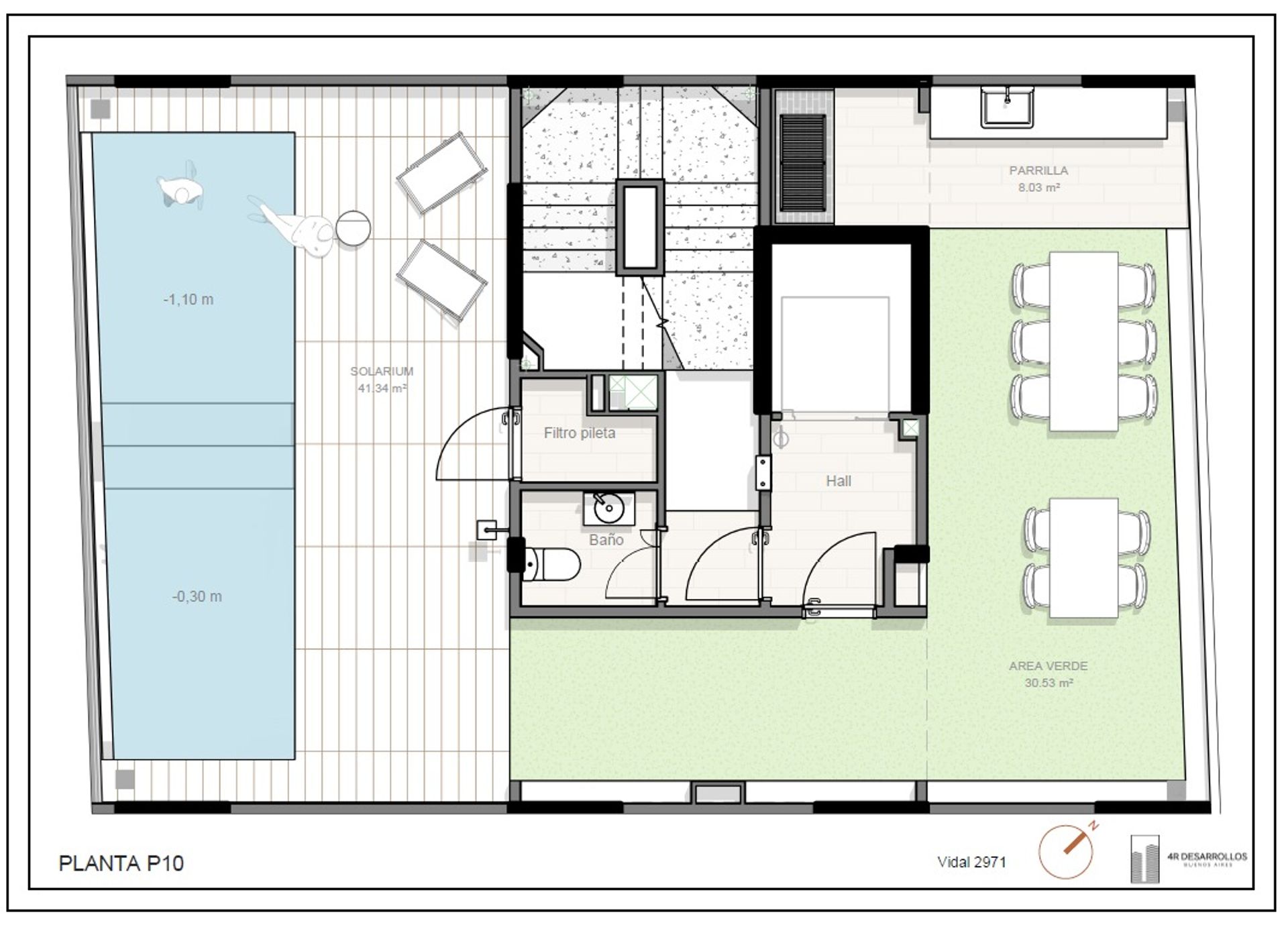 Venta departamento 2 amb balcon amenities Nu&ntilde;ez - 9