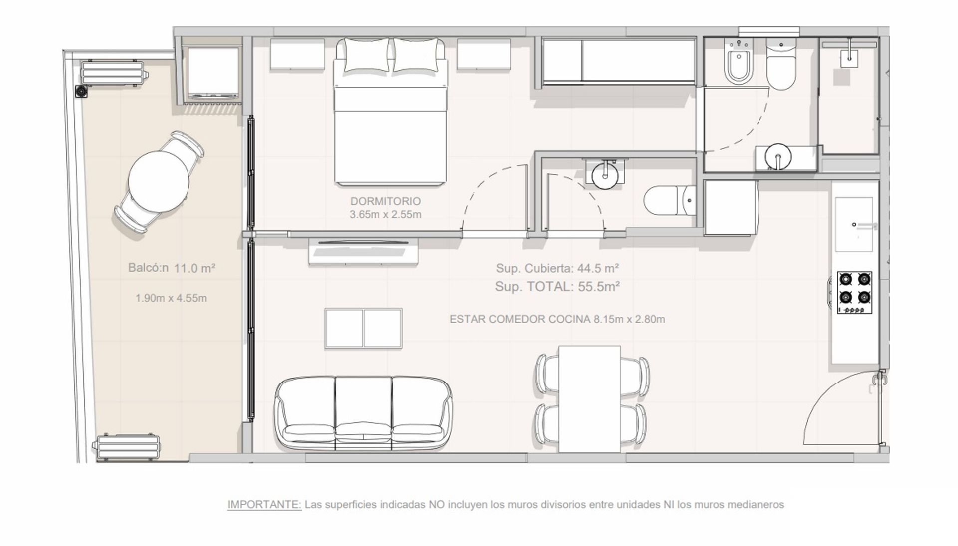 Venta departamento 2 amb balcon amenities Nu&ntilde;ez - 8