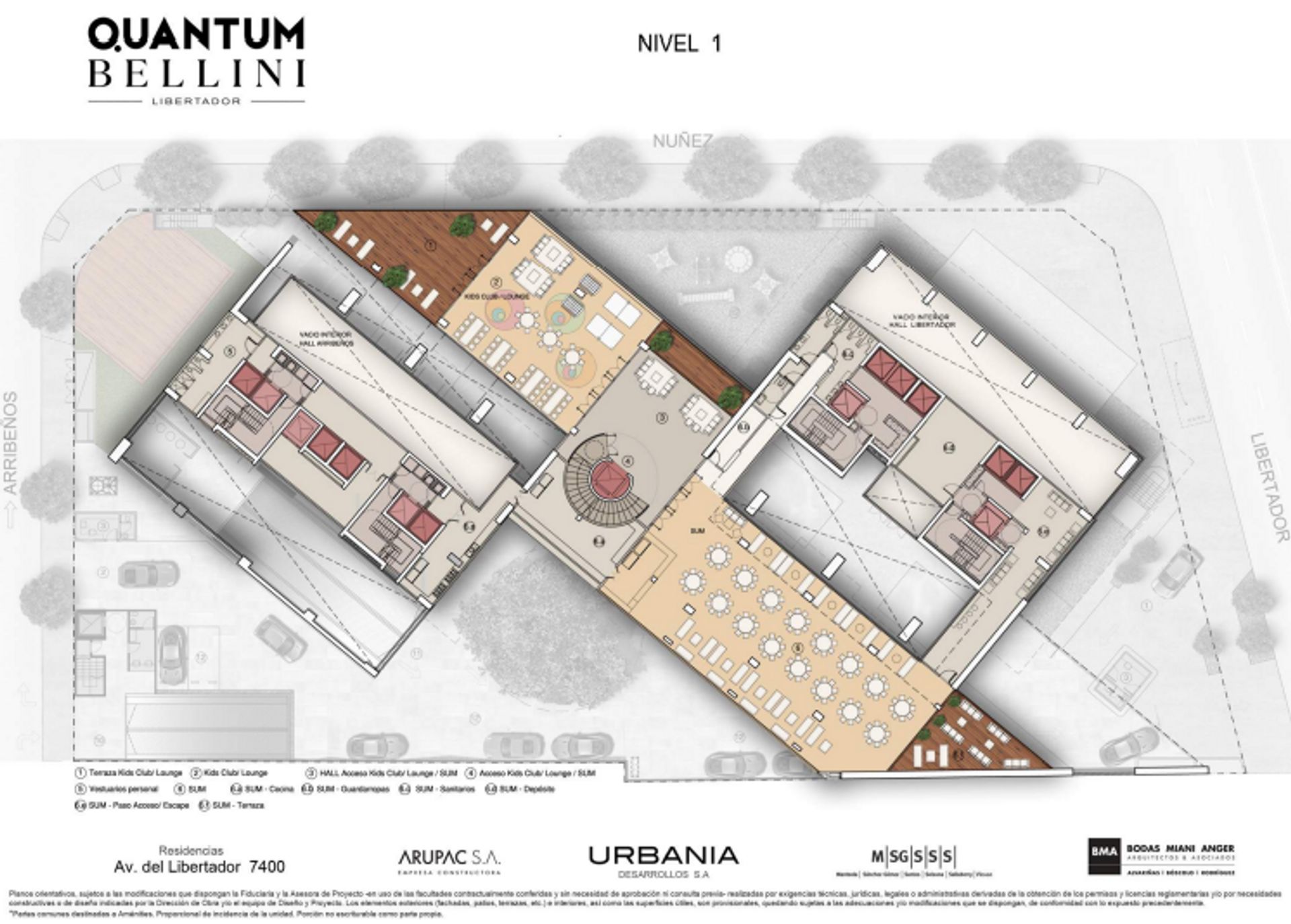 Venta depto 3 amb Nu&ntilde;ez Quantum Bellini vista r&iacute;o - 20