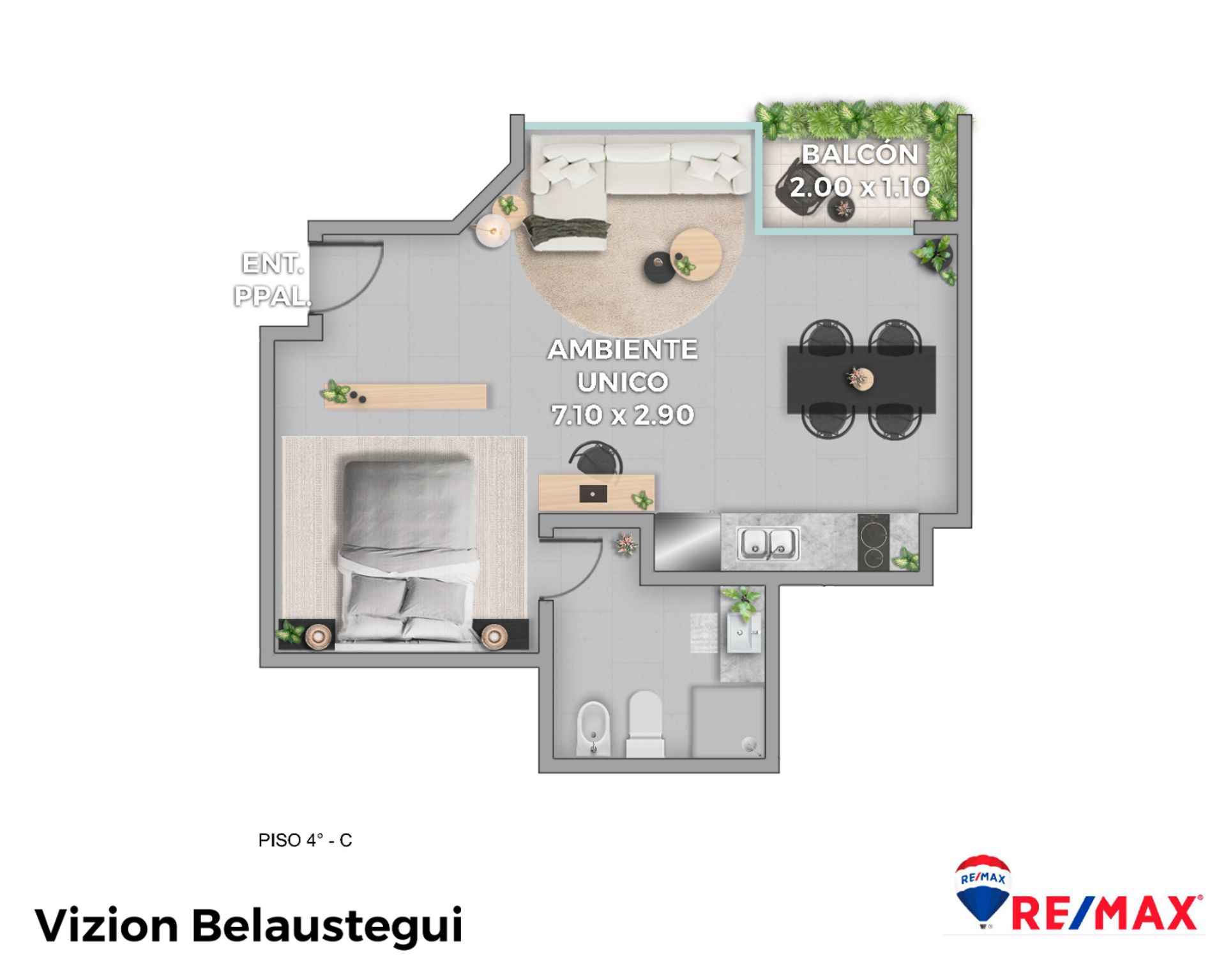 Dpto monoambiente en venta Villa Crespo con balcón - 18