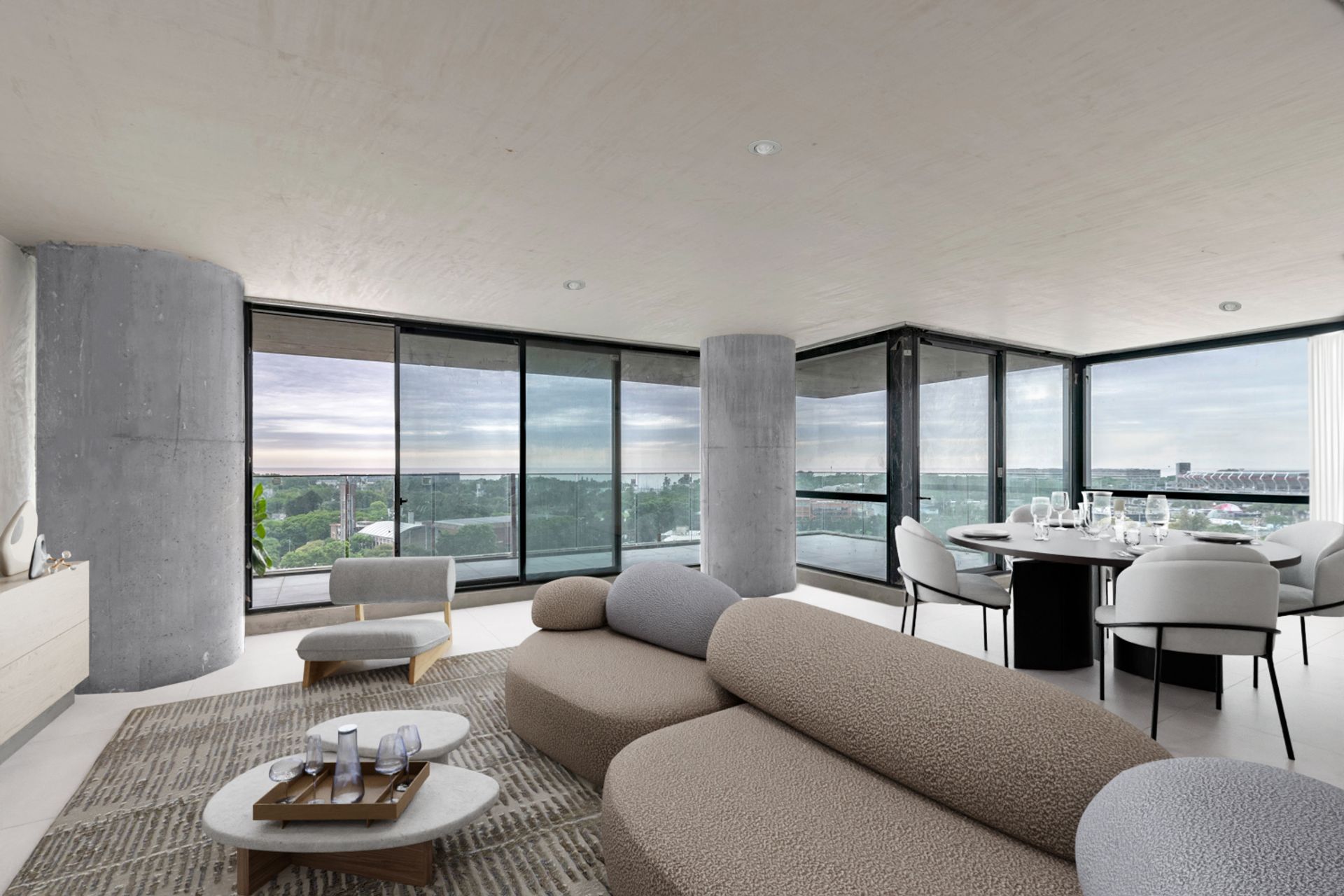Venta depto 4 amb Nuñez Quantum Bellini vista río - 4