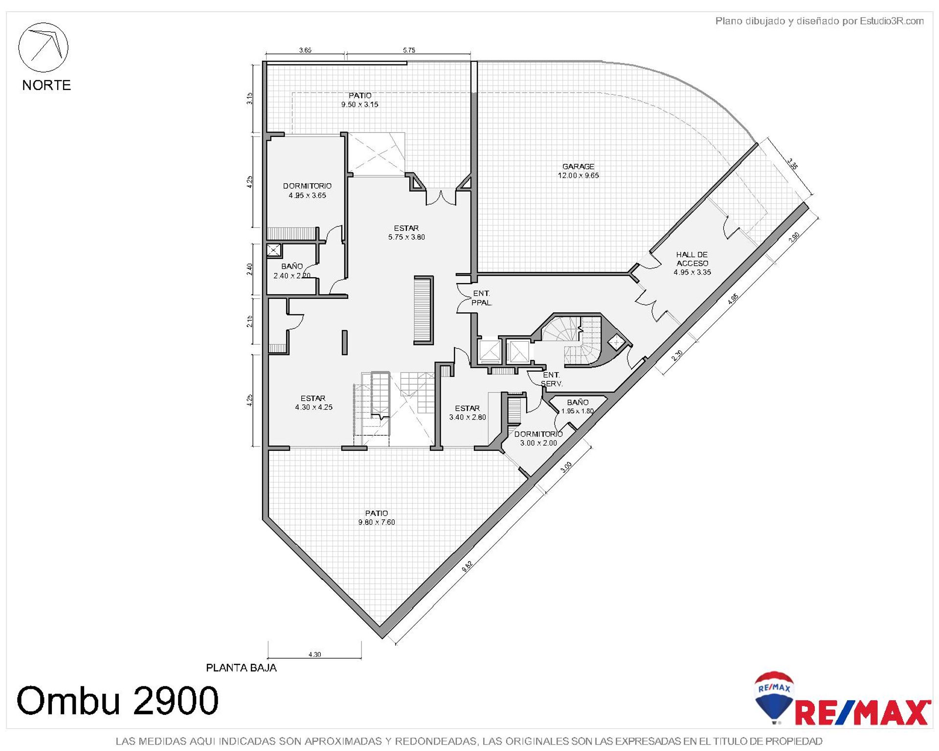 Casa 3 deptos en bloque en venta en Barrio Parque - 9