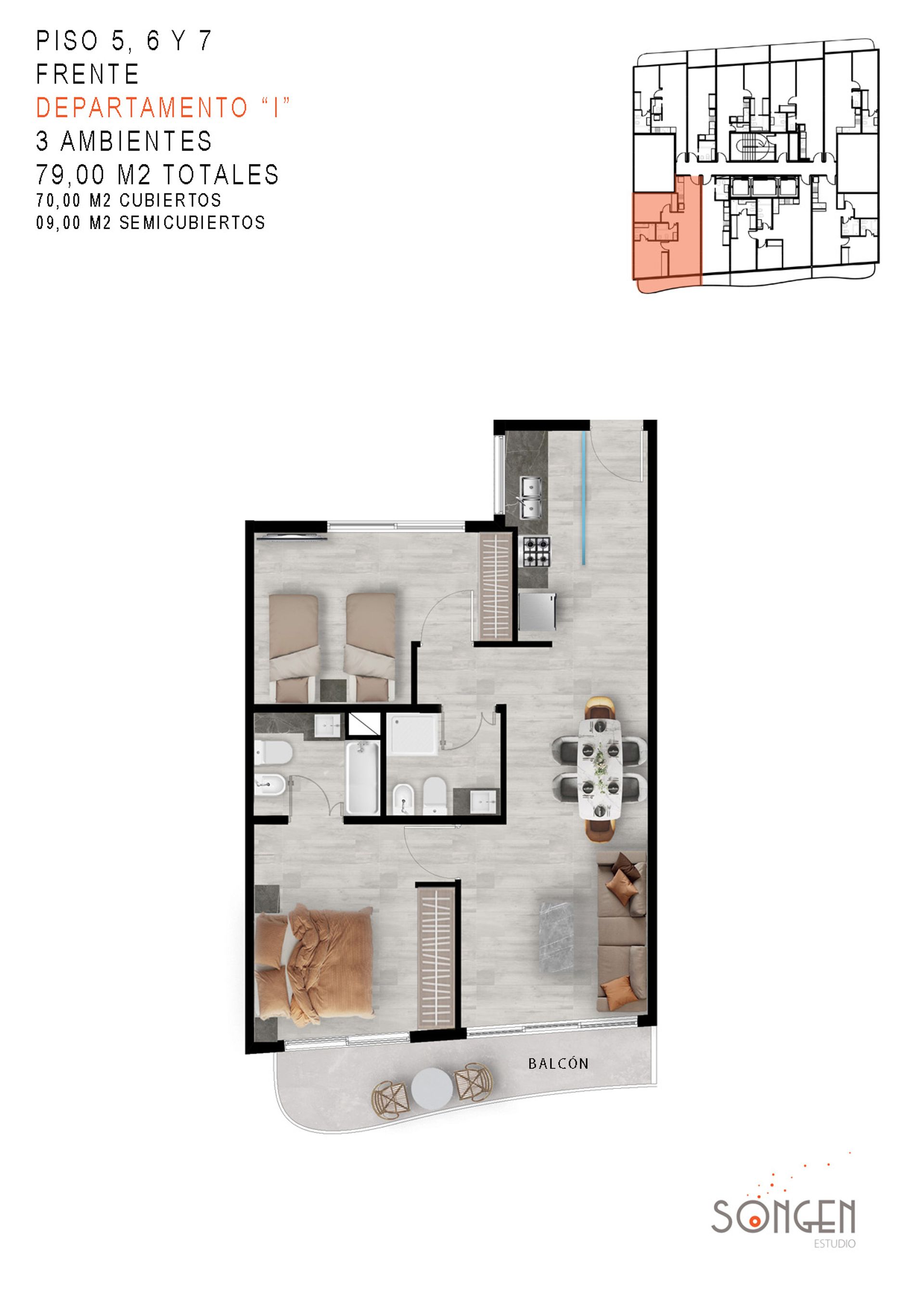 Venta Departamento 3ambientes Full Amenities Boedo - 2