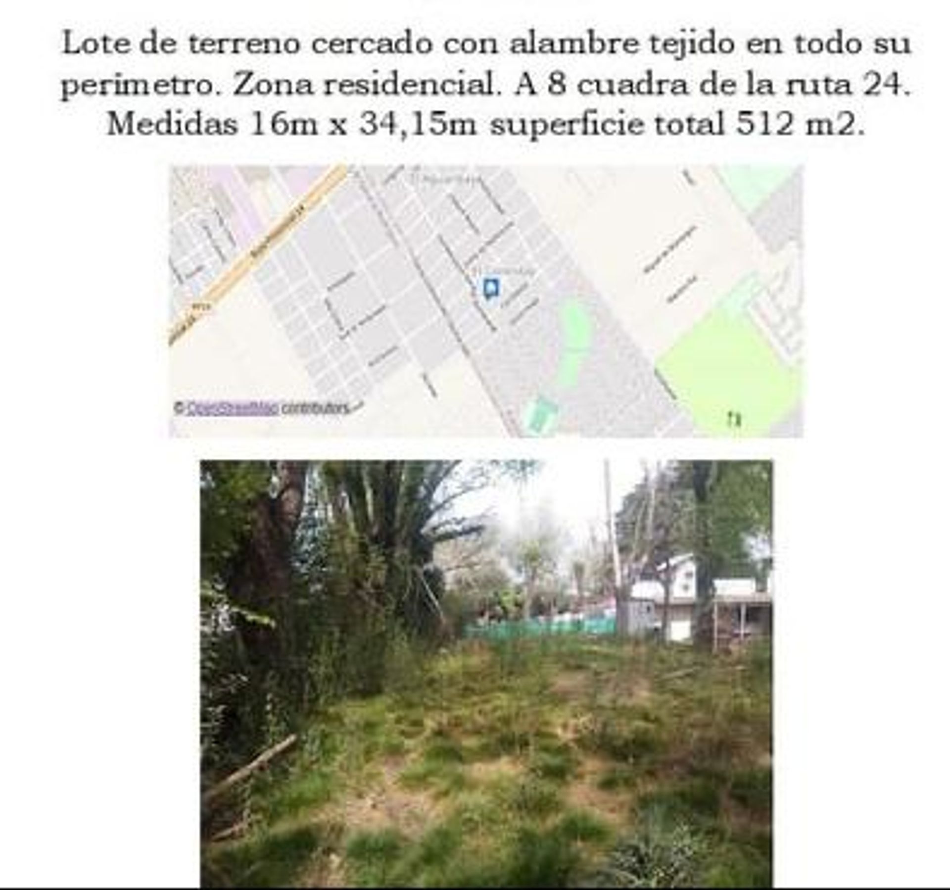 Venta Lote 512 m2 en Moreno - 1