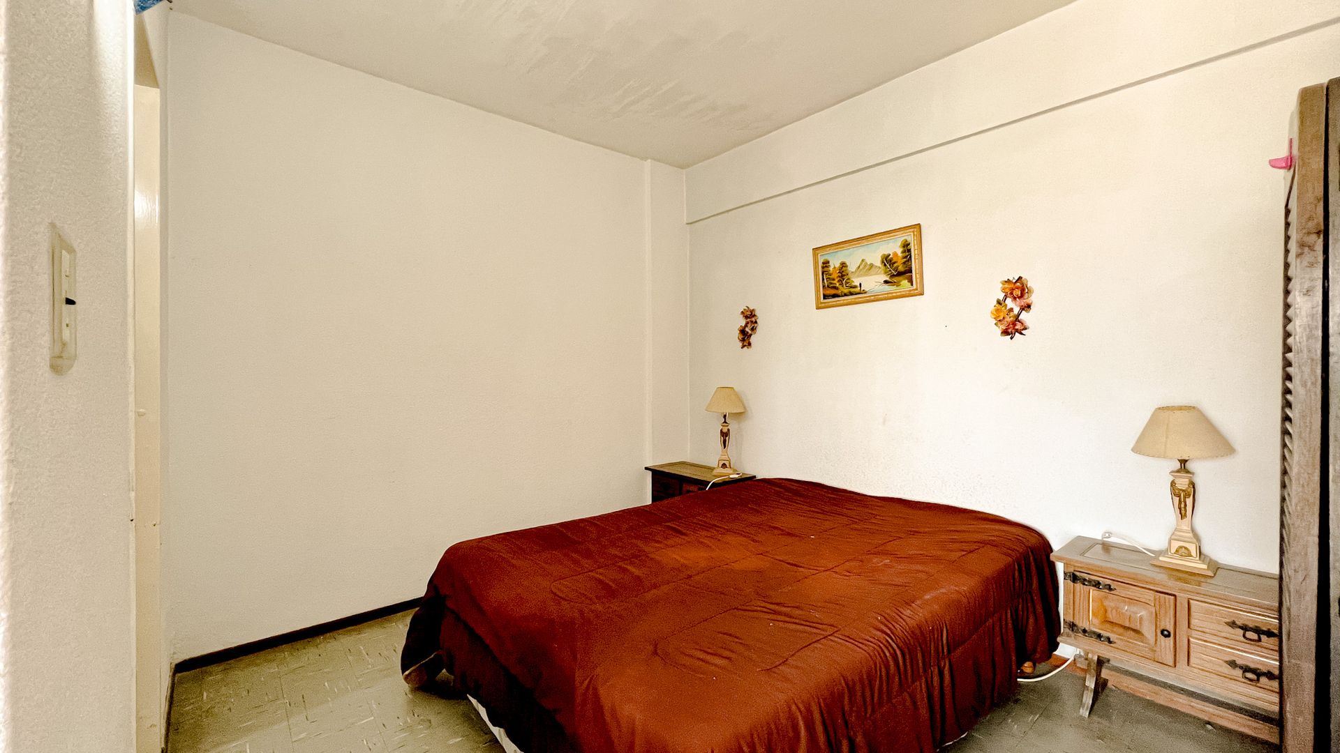 Venta monoambiente frente, balcón y vista al mar - 5
