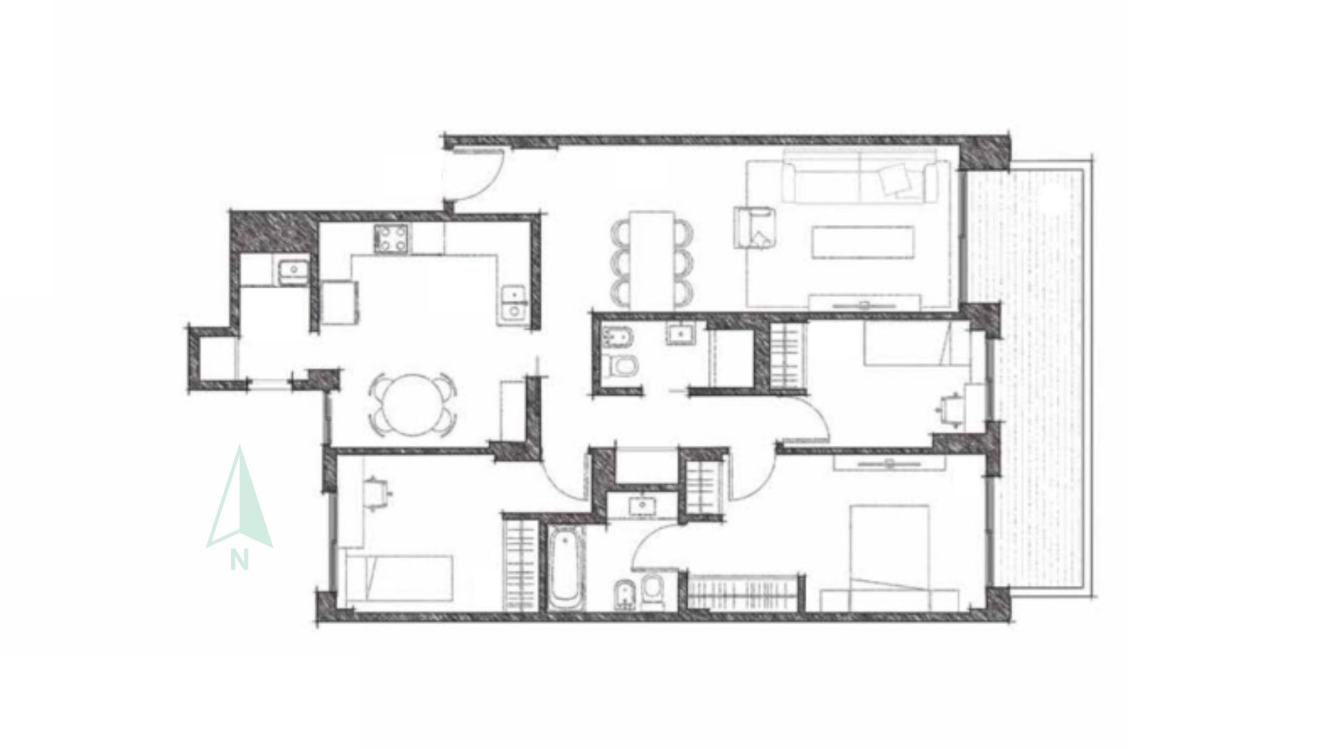 VENTA DEPTO 4 AMBIENTES A ESTRENAR CABALLITO - 4