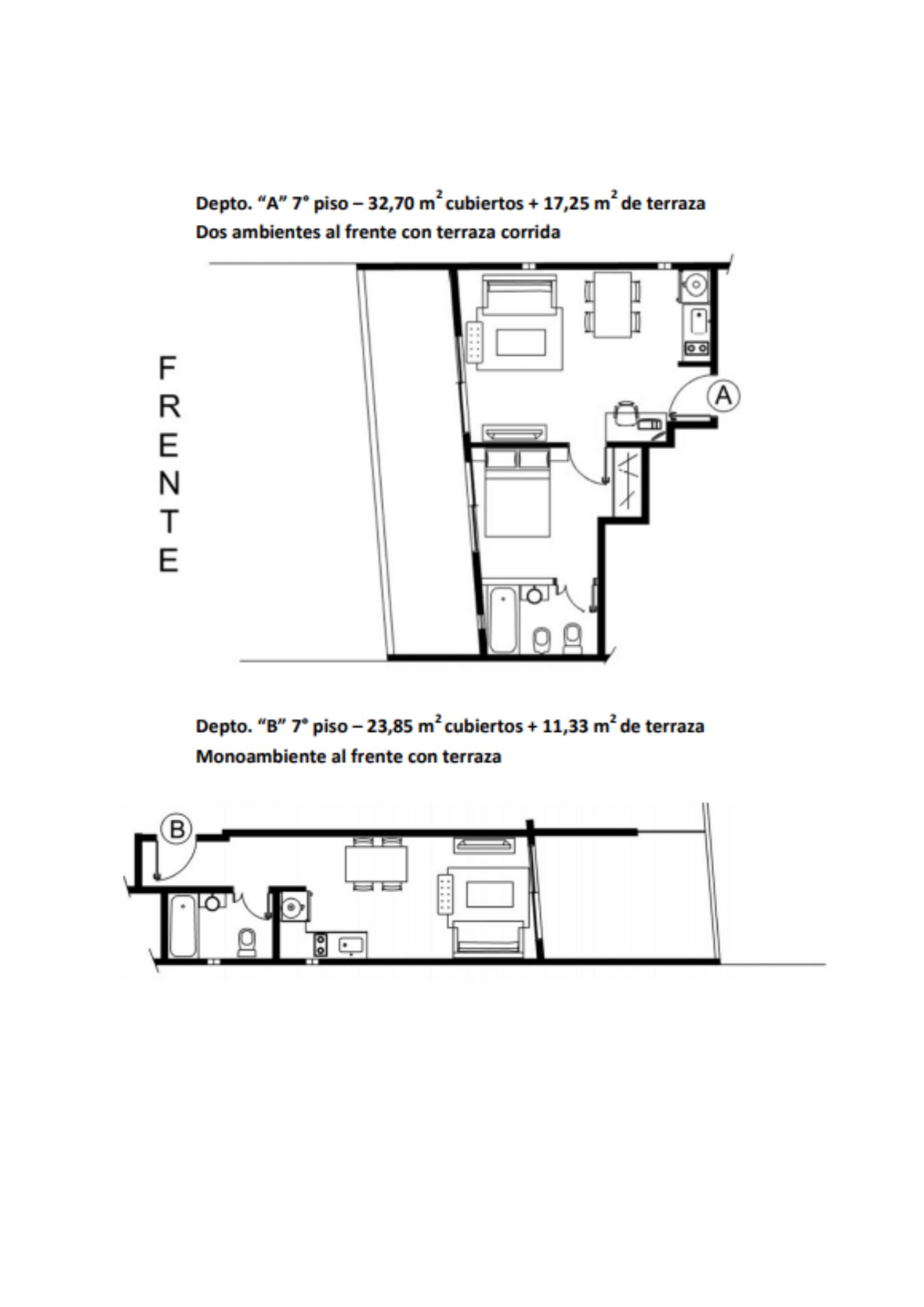 VENTA DEPARTAMENTO MONOAMB- BALCÓN-POZO-ALMAGRO - 20