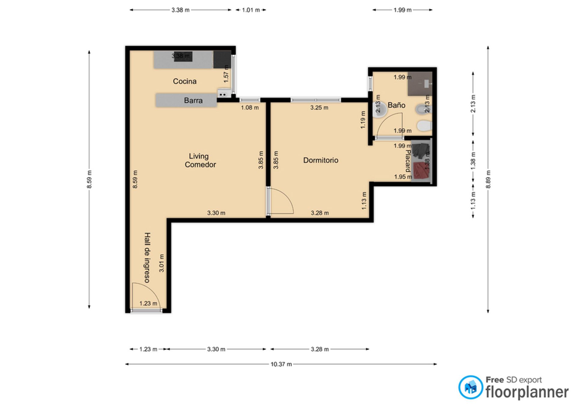 2 AMB TERCER PISO POR ESCALERA SE VENDE ALQUILADO - 2