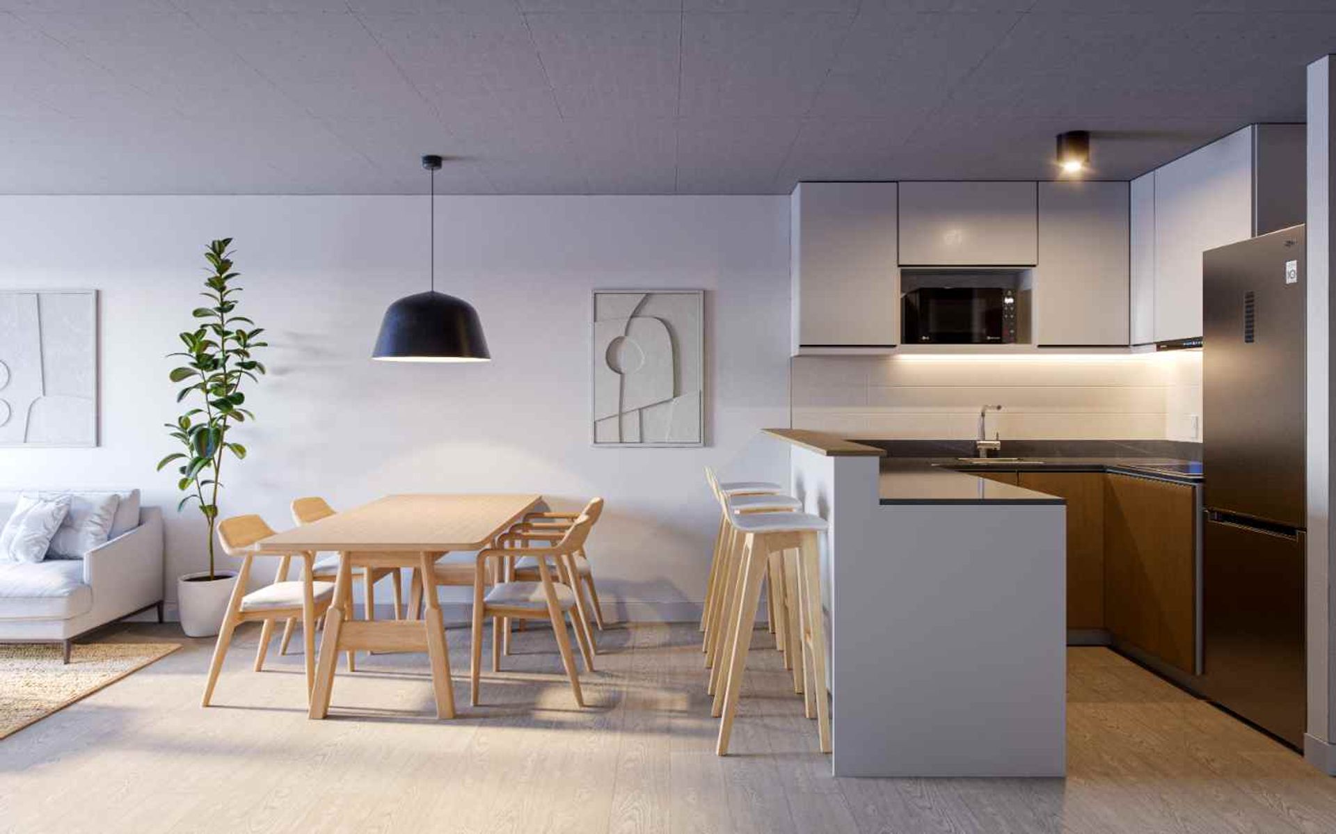VENTA APTO 2 DORM C/BALCÓN LA BLANQUEADA POZO - 2