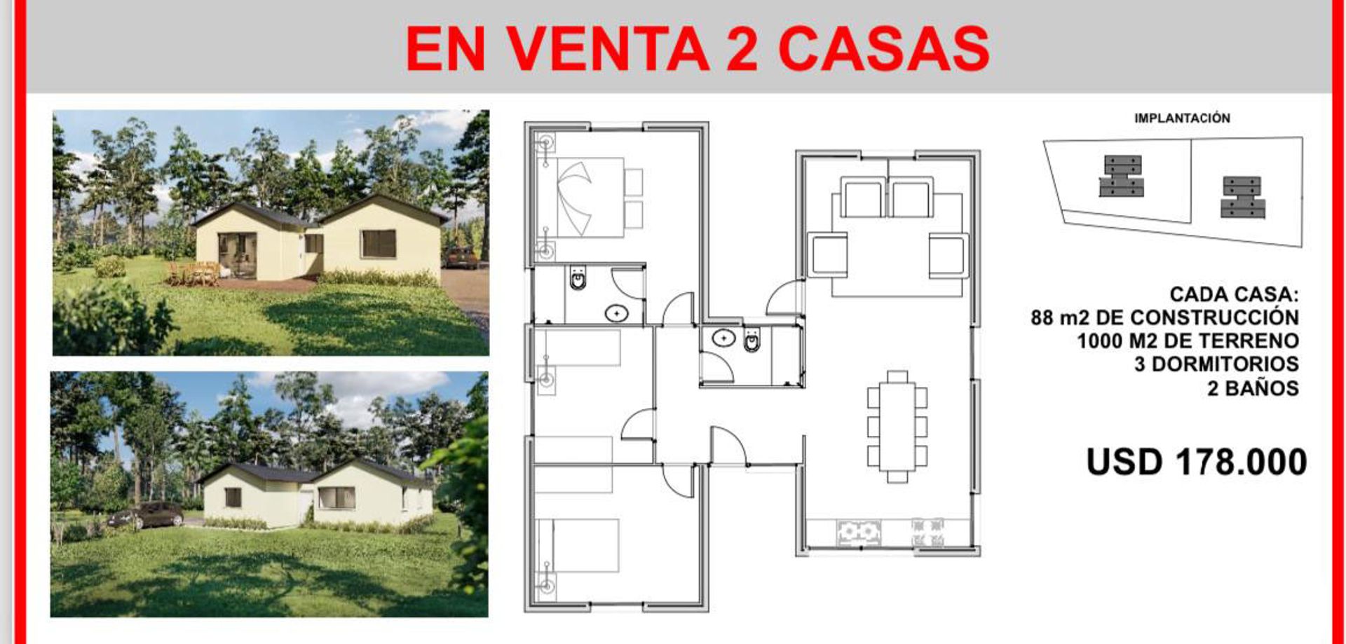 venta casa Chacras del Pinar 3 dorm - 14
