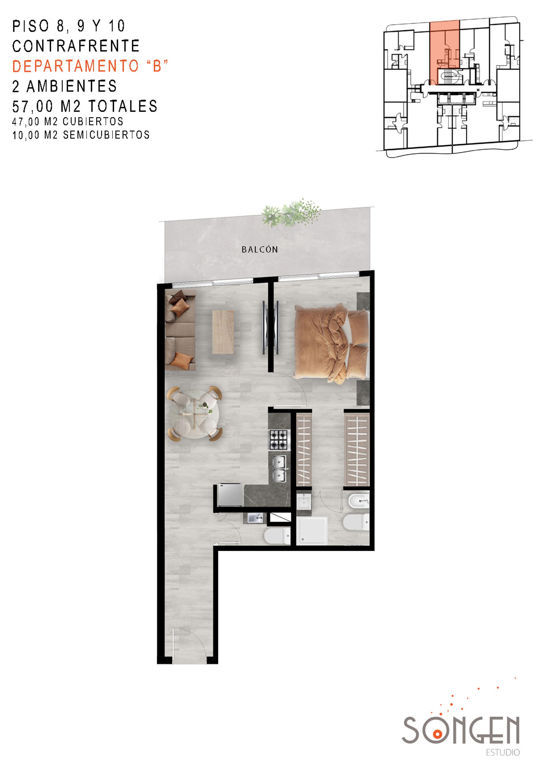 Venta Departamento 2ambientes Full Amenities Boedo - 2