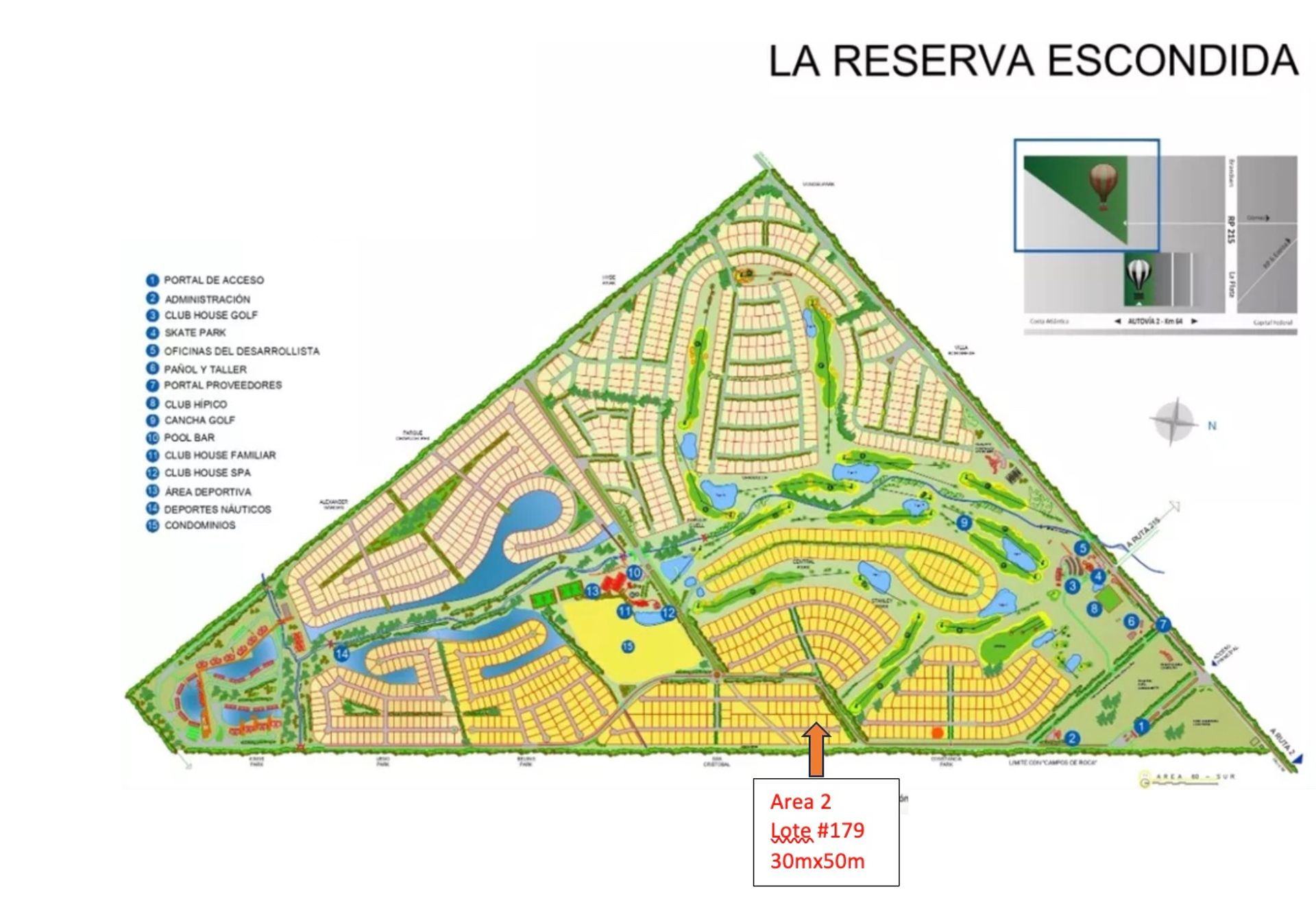 Venta de Lote en Country Area 60 1500m2 #179 - 4