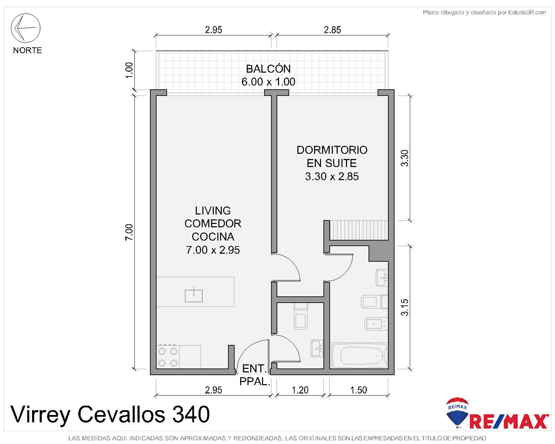 Depto 2 amb venta Monserrat con balcón y amenities - 7