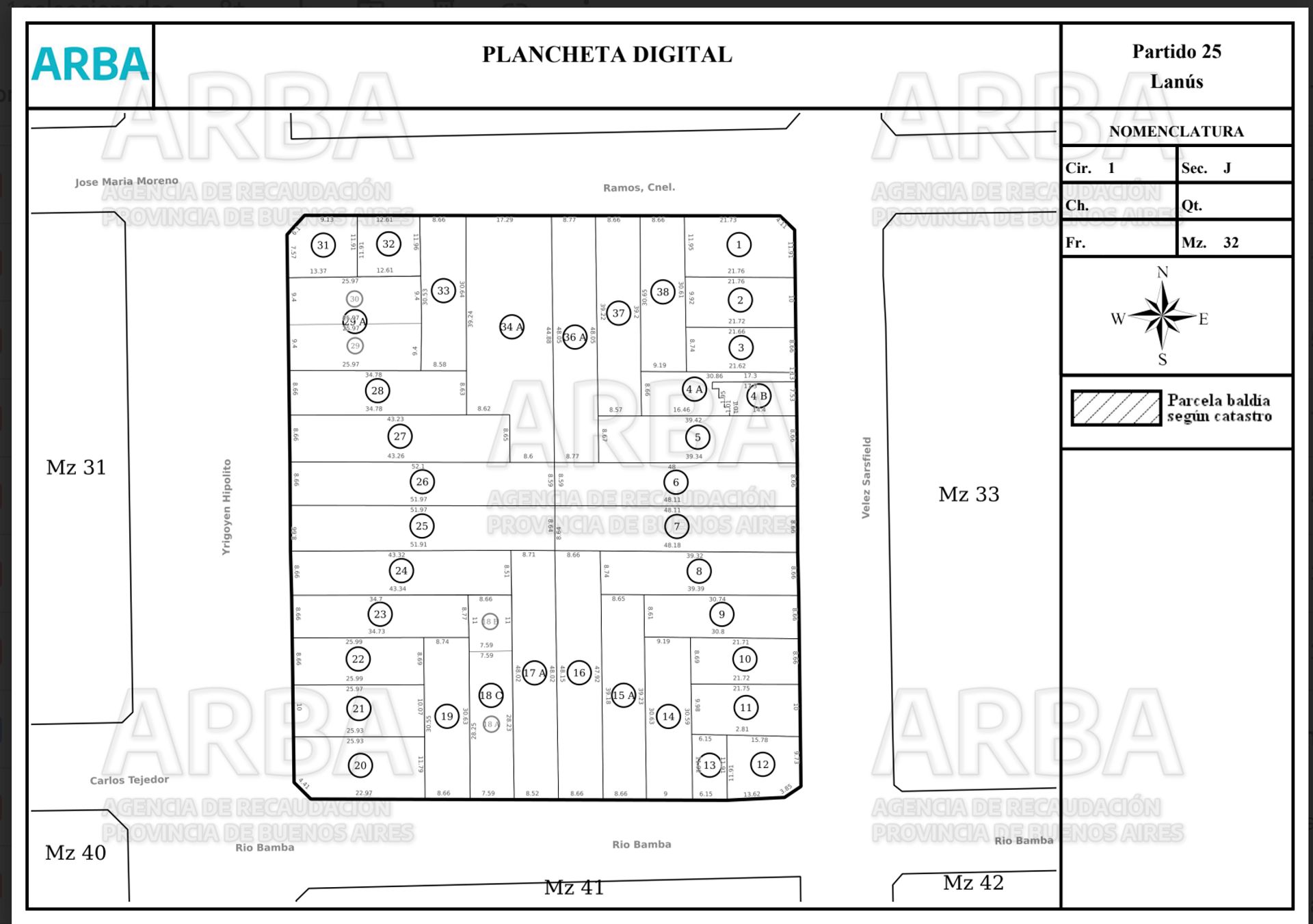 VENTA LOTE DOBLE FRENTE EN LANUS OESTE CENTRO - 3