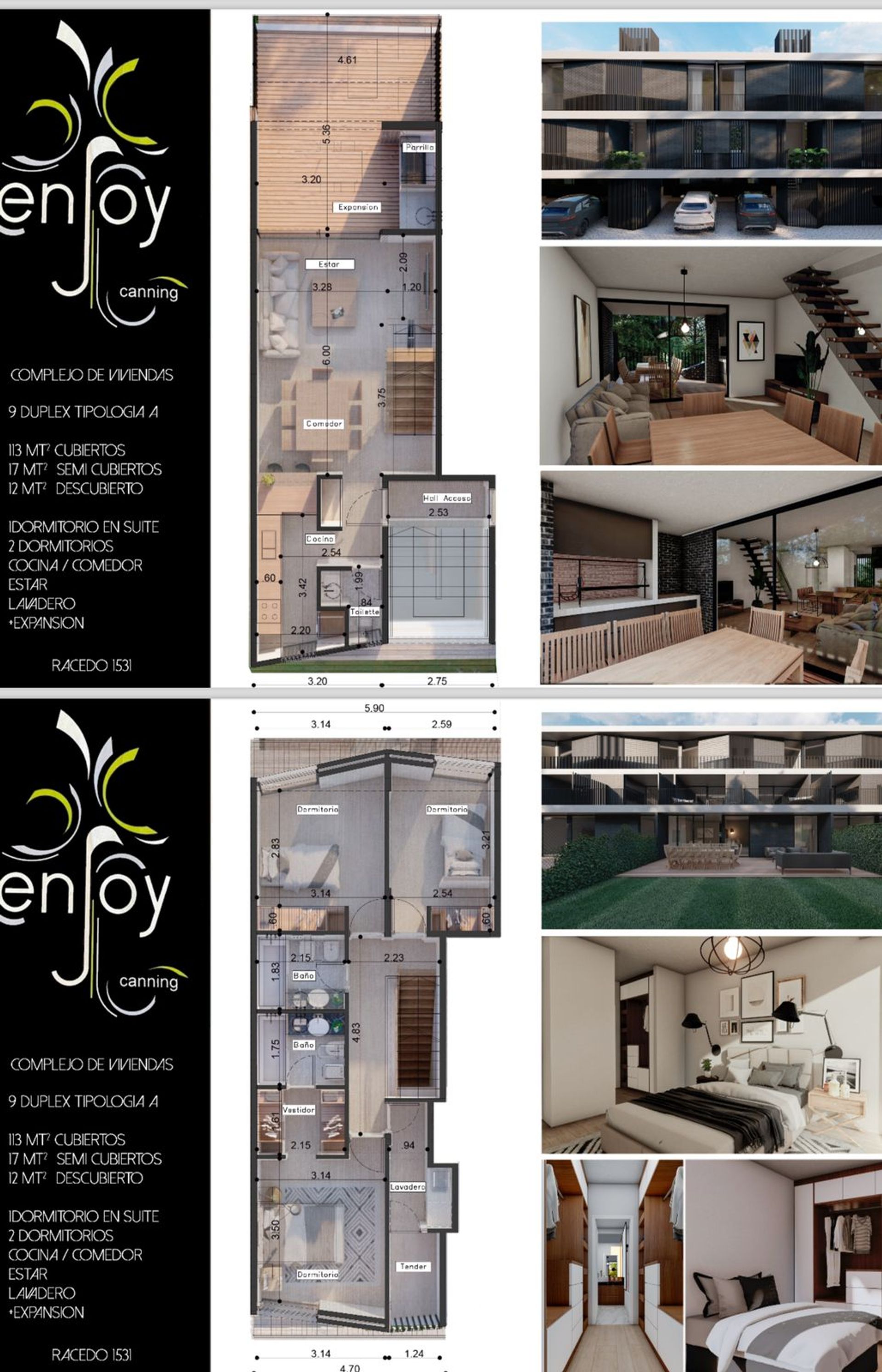 DEPARTAMENTO DUPLEX 4 AMBIENTES ENJOY CANNING - 16