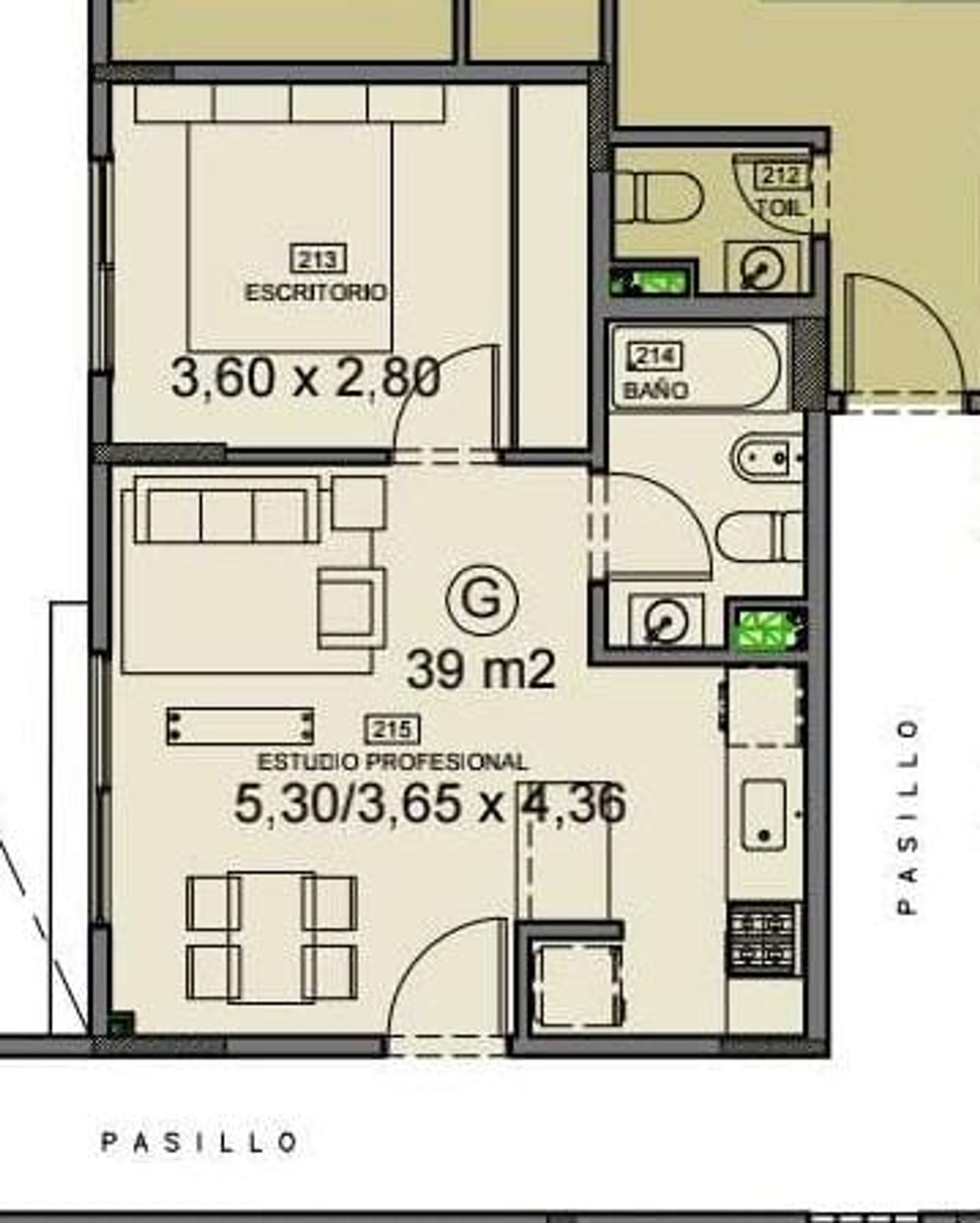 departamento en caballito - 7