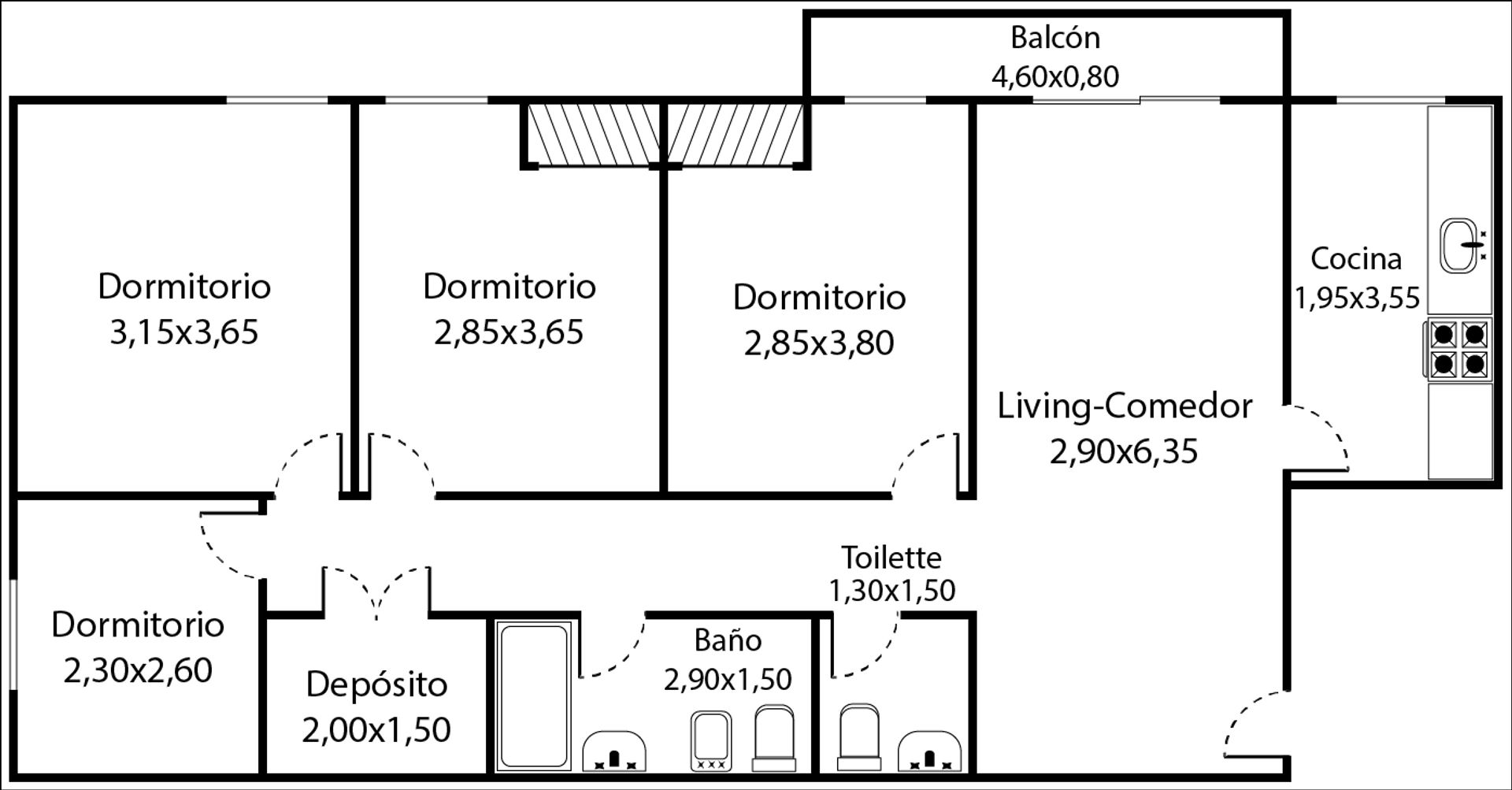 Venta Departamento Caballito 4/5 ambientes - 15