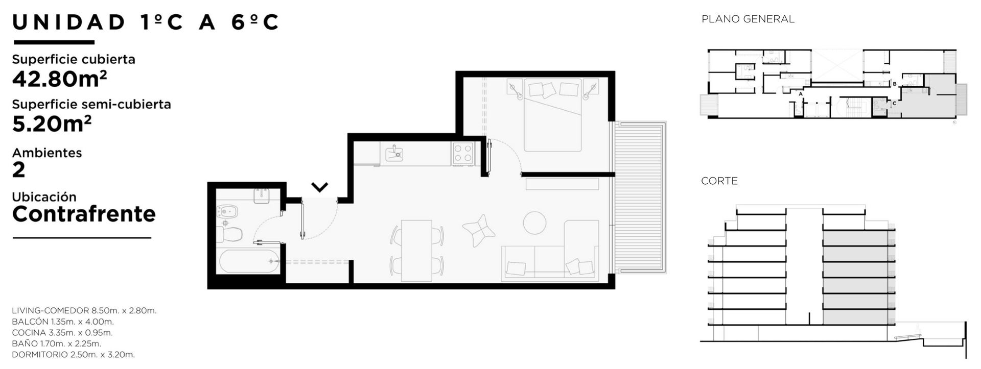 VENTA 2 AMBIENTES CON BALCON Y AMENITIES. - 13