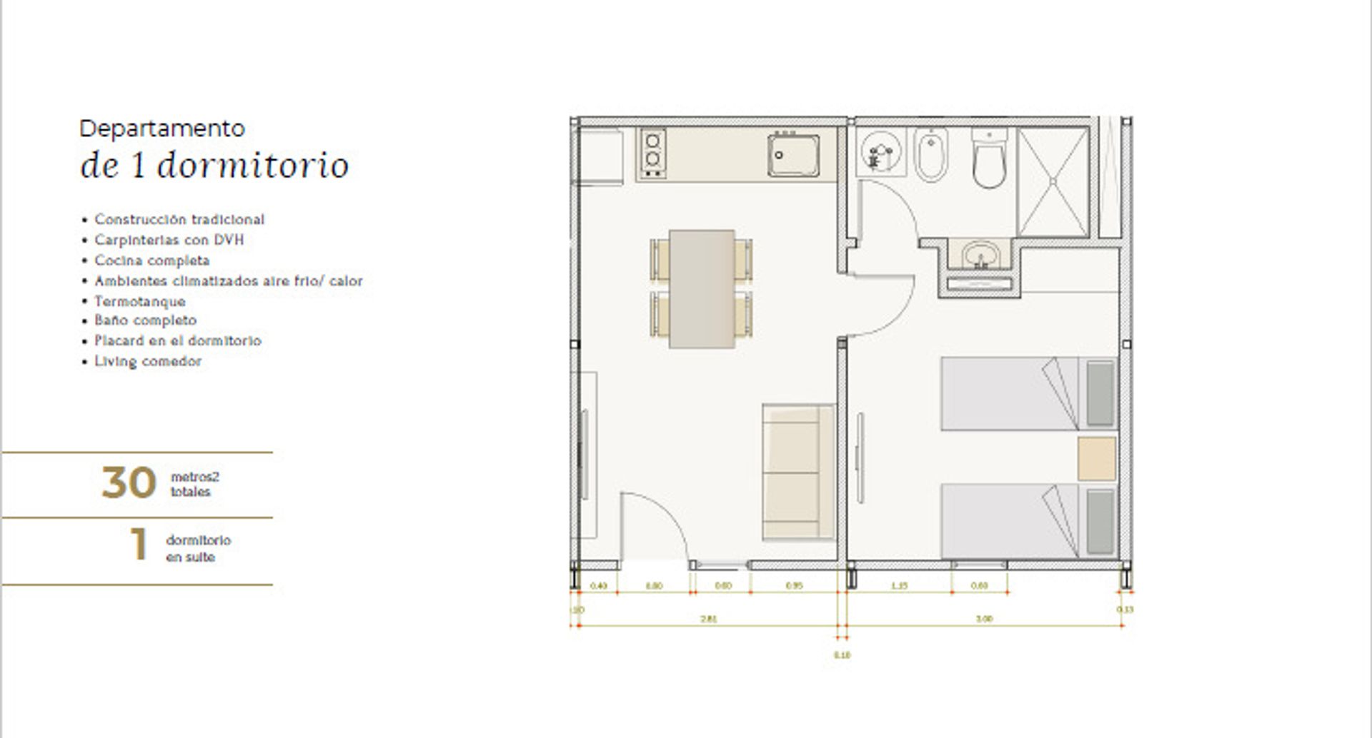 EN VENTA DPTO 2 DORMITORIOS A&Ntilde;ELO SUITES - 7