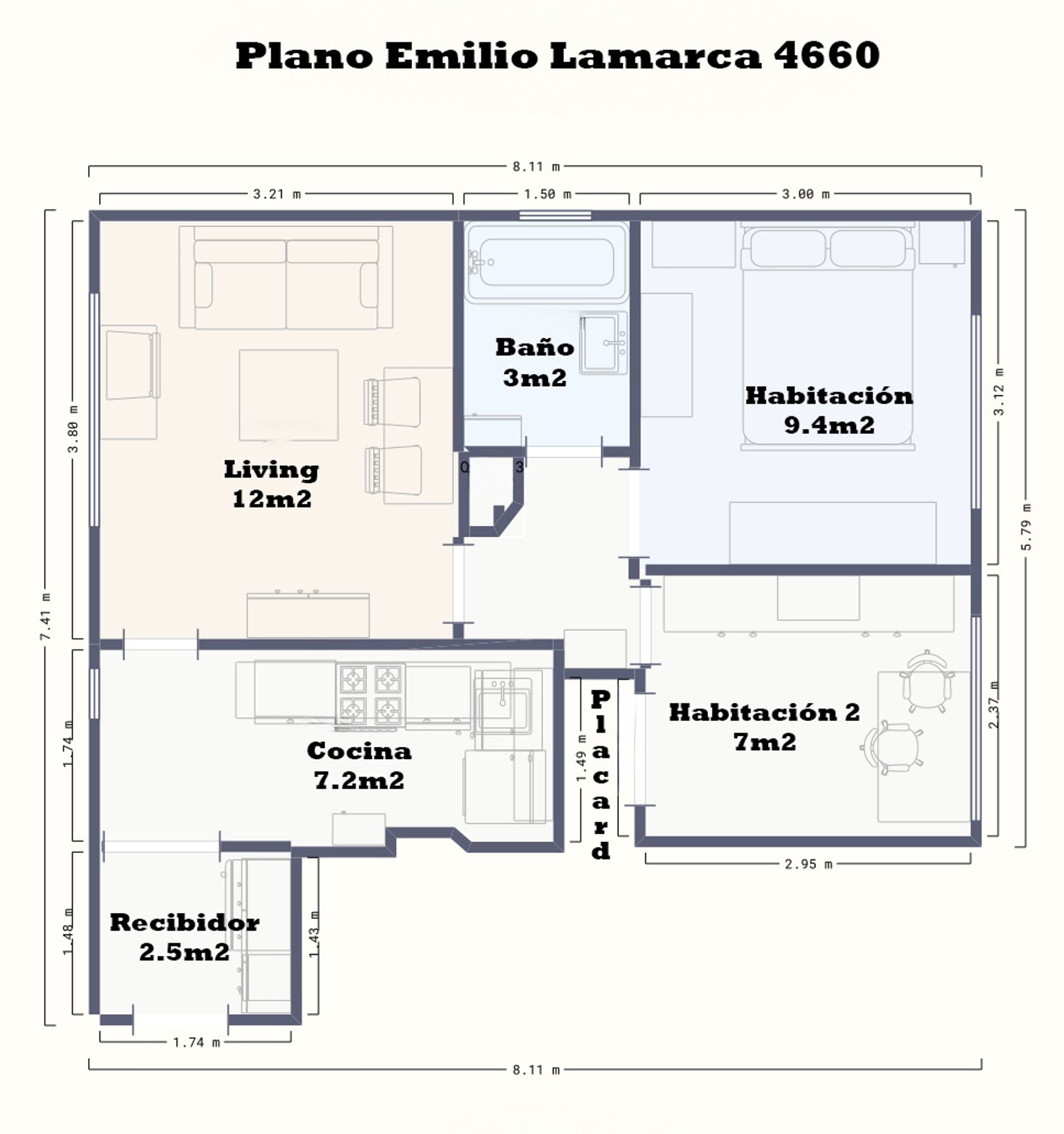 VENTA VILLA DEVOTO DPTO 3 AMBIENTES PISO ALTO - 7
