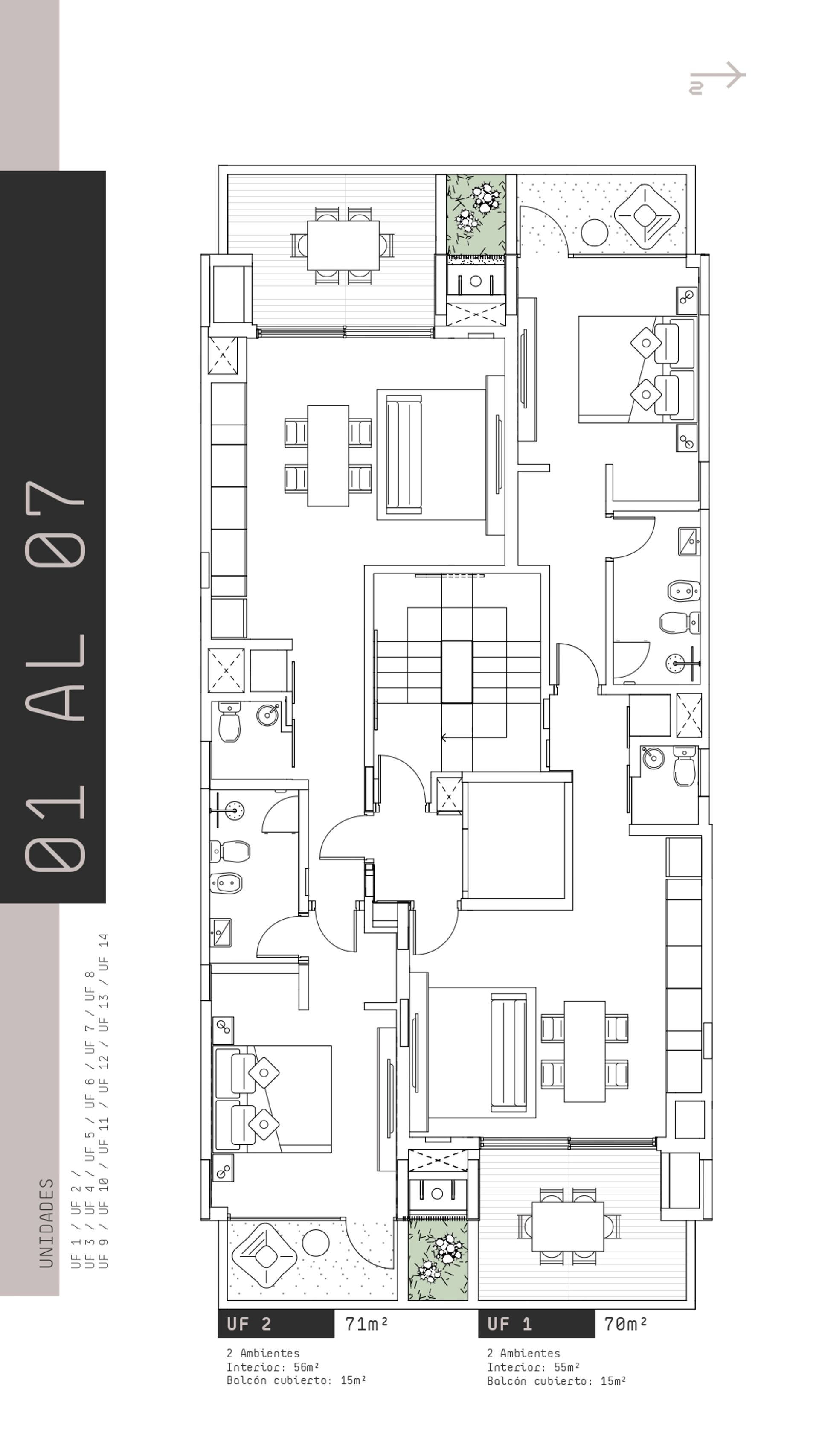 VENTA PALERMO 2 AMB FULL AMENITIES - 15